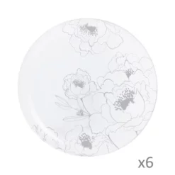 Luminarc 6 Assiettes Plates Leontine 26cm