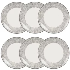 Maisons Du Monde Assiettes à Dessert Assiette à Dessert En Grès Blanc Motifs à Rayures - Lot De 6 6 Maisons Du Monde Assiettes à Dessert Assiette à Dessert En Grès Blanc Motifs à Rayures - Lot De 6 -Assiettes Soldes Magasin assiette a dessert en gres blanc motifs a pois mekong 1000 3 1 173267 4 1