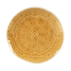 Maisons Du Monde Assiettes à Dessert Assiette à Dessert En Grès Jaune - Lot De 4