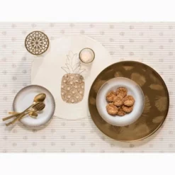 Maisons Du Monde Vaisselle De Noël Assiette à Dessert En Porcelaine D 19 Cm - Lot De 6 -Assiettes Soldes Magasin assiette a dessert en porcelaine d 19 cm 1000 4 14 163850 9