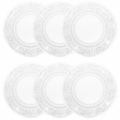 Maisons Du Monde Assiettes à Dessert Assiette à Dessert En Verre - Lot De 6