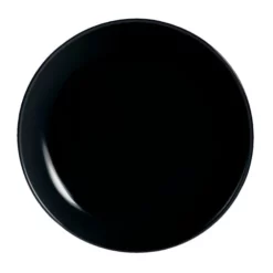 Luminarc Assiettes à Dessert Assiette à Dessert Noire D19cm