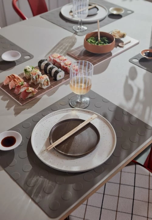 OYOY Living Design Assiettes Plates Assiette à Dîner Blanc 100% Porcelaine Ø26cm 2 OYOY Living Design Assiettes Plates Assiette à Dîner Blanc 100% Porcelaine Ø26cm – Image 2