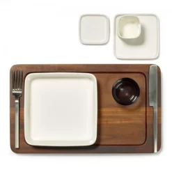 Serax Assiettes Plates Assiette Carrée En Porcelaine Blanche 16x16cm -Assiettes Soldes Magasin assiette carree en porcelaine blanche 16x16cm 5