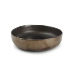 Salt&Pepper Assiettes Creuses Assiette Creuse 21,5xH5,5cm Or Graphite - Lot De 4