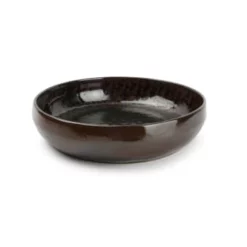 Salt&Pepper Assiettes Creuses Assiette Creuse 22xH5,5cm Brun - Lot De 4 -Assiettes Soldes Magasin assiette creuse 22xh5 5cm brun lot de 4 3