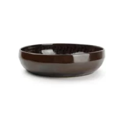 Salt&Pepper Assiettes Creuses Assiette Creuse 22xH5,5cm Brun - Lot De 4 -Assiettes Soldes Magasin assiette creuse 22xh5 5cm brun lot de 4 4