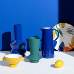 Maisons Du Monde Assiettes Creuses Assiette Creuse En Grès Multicolore Motif Végétal - Lot De 6 -Assiettes Soldes Magasin assiette creuse en gres multicolore motif vegetal 1000 12 27 213719 7