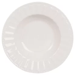 Maisons Du Monde Assiettes Creuses Assiette Creuse En Porcelaine Blanche - Lot De 6 -Assiettes Soldes Magasin assiette creuse en porcelaine blanche 1000 1 31 174404 4