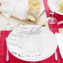 Maisons Du Monde Assiettes Creuses Assiette Creuse En Porcelaine Blanche Imprimé Gris - Lot De 6 -Assiettes Soldes Magasin assiette creuse en porcelaine blanche imprime gris 1000 14 35 43012479 3