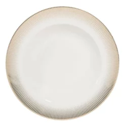 Maisons Du Monde Vaisselle De Noël Assiette Creuse En Porcelaine D 22 Cm - Lot De 6
