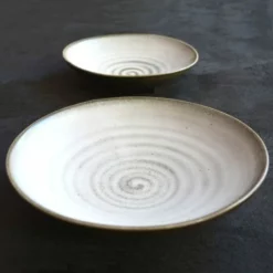 Sibo Homeconcept Assiettes Creuses Assiette Creuse En Porcelaine Gris 20 Cm - Lot De 3 -Assiettes Soldes Magasin assiette creuse en porcelaine gris 20 cm lot de 3 2