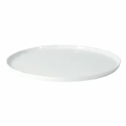 Pomax Assiettes Plates Assiette De Présentation En Porcelaine Blanc