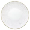 Medard De Noblat Assiettes De Présentation Assiette De Présentation En Porcelaine De Limoges Blanc/Or
