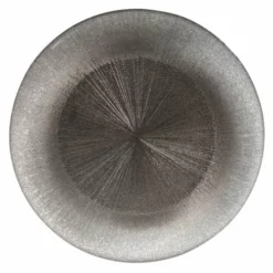 Maisons Du Monde Vaisselle De Noël Assiette De Présentation En Verre Gris D 33 Cm - Lot De 2
