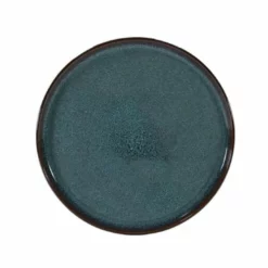 Sibo Homeconcept Assiettes à Dessert Assiette Dessert En Grés Artisanal Bleu 22 Cm - Lot De 6