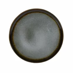 Sibo Homeconcept Assiettes à Dessert Assiette Dessert En Grès Artisanal Gris 20 Cm - Lot De 6