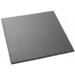 Wadiga Assiettes Plates Assiette En Ardoise Carrée 30x30cm