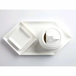 Serax Assiettes Plates Assiette En Porcelaine Carrée 26x26cm -Assiettes Soldes Magasin assiette en porcelaine carree 26x26cm 1