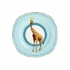 Yvonne Ellen Assiettes à Dessert Assiette En Porcelaine Girafe D16cm