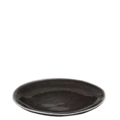 Broste Copenhagen Assiettes à Dessert Assiette Nordic Gris Sable Ø20cm -Assiettes Soldes Magasin assiette nordic coal oe20cm