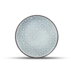 Salt&Pepper Assiettes à Dessert Assiette Plate 20cm Bleu Clair - Lot De 4