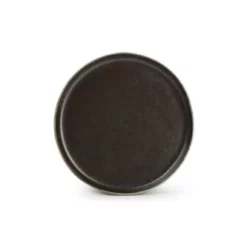 Salt&Pepper Assiettes à Dessert Assiette Plate 22cm ébène - Lot De 4