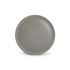 ONA Assiettes à Dessert Assiette Plate 22cm Gris - Lot De 4