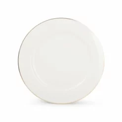 Salt&Pepper Assiettes Plates Assiette Plate 26,5cm Avec Bord Doré - Lot De 4