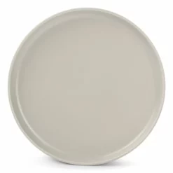 ONA Vaisselle De Noël Assiette Plate Beige Ø 20cm - Lot De 6