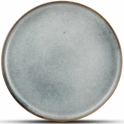 ONA Assiettes à Dessert Assiette Plate Bleu Ø 21cm - Lot De 4