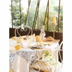 Maisons Du Monde Vaisselle De Noël Assiette Plate En Faïence Blanche - Lot De 6 -Assiettes Soldes Magasin assiette plate en faience blanche 1000 12 33 132340 11