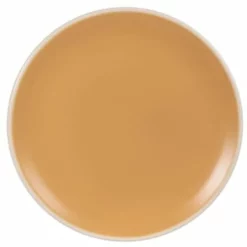 Maisons Du Monde Assiettes Plates Assiette Plate En Faïence Jaune - Lot De 6 -Assiettes Soldes Magasin assiette plate en faience jaune 1000 5 2 228536 1 2