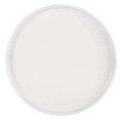 Maisons Du Monde Vaisselle De Noël Assiette Plate En Grès Blanc - Lot De 6