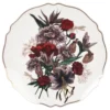 Maisons Du Monde Assiettes Plates Assiette Plate En Grès Blanc à Motifs Fleuris Multicolore - Lot De 6