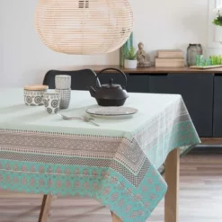 Maisons Du Monde Vaisselle De Noël Assiette Plate En Grès Blanc Motifs Graphiques Noirs - Lot De 6 -Assiettes Soldes Magasin assiette plate en gres blanc motifs graphiques noirs 1000 8 28 154147 4