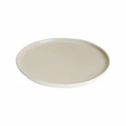 Sibo Homeconcept Assiettes Plates Assiette Plate En Grès De Table Beige 28 Cm - Lot De 6