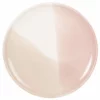 Maisons Du Monde Assiettes Plates Assiette Plate En Grès Tricolore Rose, Blanc, Gris - Lot De 6