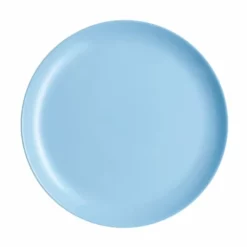 Luminarc Assiettes Plates Assiette Plate En Opale Bleu D27cm
