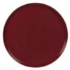 Maisons Du Monde Assiettes Plates Assiette Plate En Porcelaine Aubergine Et Dorée - Lot De 6