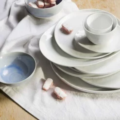 Pomax Assiettes Plates Assiette Plate En Porcelaine Blanc -Assiettes Soldes Magasin assiette plate en porcelaine blanc 2