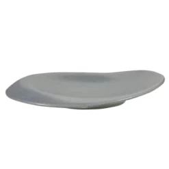 Sibo Homeconcept Assiettes Plates Assiette Plate En Porcelaine Gris 28 Cm - Lot De 3