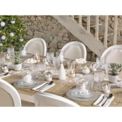 Maisons Du Monde Assiettes Plates Assiette Plate En Verre D 25 Cm - Lot De 6 -Assiettes Soldes Magasin assiette plate en verre d 25 cm 1000 16 15 43010696 8