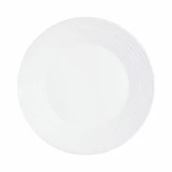 Luminarc Assiettes Plates Assiette Plate Noire En Verre Trempé Extra Résistant D25cm -Assiettes Soldes Magasin assiette plate en verre opale extra resistant d25cm