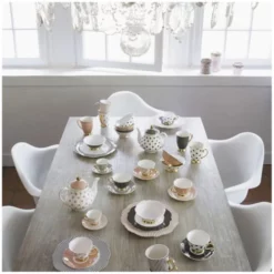 Mathilde M Assiettes Plates Assiette Plate Gris Foncé D27,5cm -Assiettes Soldes Magasin assiette plate gris fonce d27 5cm 2