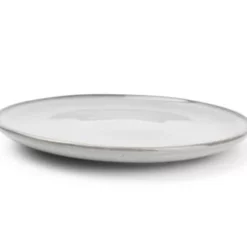 ONA Assiettes à Dessert Assiette Plate Gris Ø 19,5cm - Lot De 4 -Assiettes Soldes Magasin assiette plate gris oe 19 5cm lot de 4 2