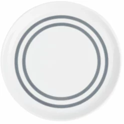 Salt&Pepper Assiettes à Dessert Assiette Plate Gris Ø 19,5cm - Lot De 6