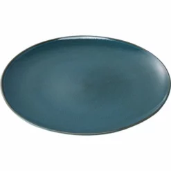 Stalgast Assiettes Plates Assiette Plate Porcelaine Bleue Ø 260 Mm