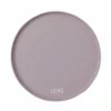 Design Letters Assiettes Plates Assiette Porcelaine Lavande D22cm