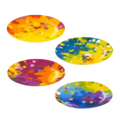 Pylones Assiettes à Dessert Assiettes D20cm - Lot De 4